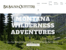 Tablet Screenshot of bigsalmonoutfitters.com